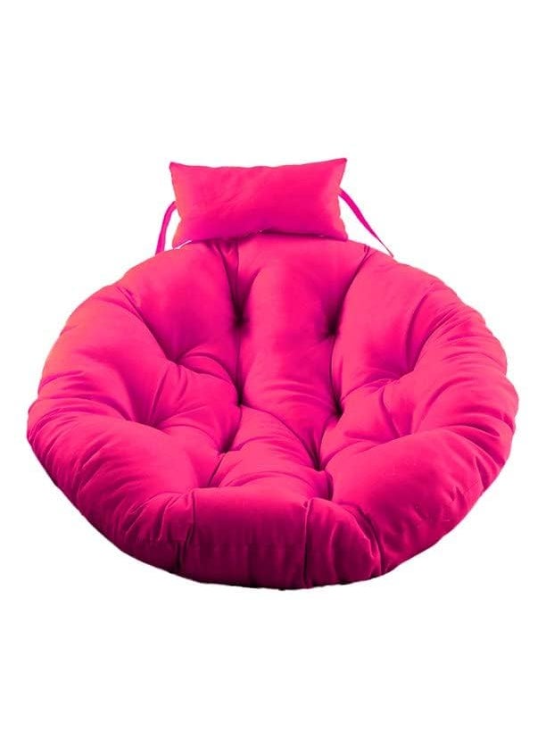 ANAND INDIA GROUPS ANAND INDIA GROUPS Round Cushion for Swing Chair for Outdoor Indoor Hammock Balcony Garden Patio Swing Hammock ChairPink  - Image 1