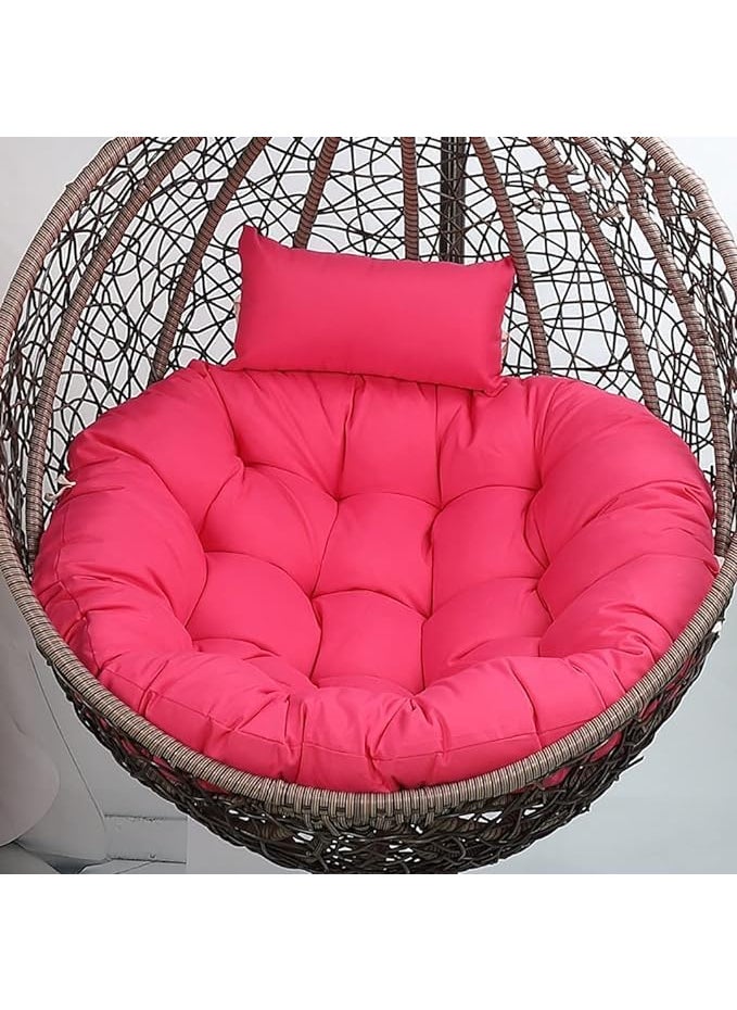 ANAND INDIA GROUPS ANAND INDIA GROUPS Round Cushion for Swing Chair for Outdoor Indoor Hammock Balcony Garden Patio Swing Hammock ChairPink  - Image 2