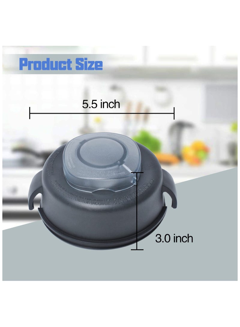 SYOSI 2-Part Lid and Plug For Compatible with Vita-mix 64-Ounce High Profile Container Blender Replacement Parts, Vita-mix 64 oz Blender Accessories, Fit High File Containers (64-Ounce High Profile) - Image 2