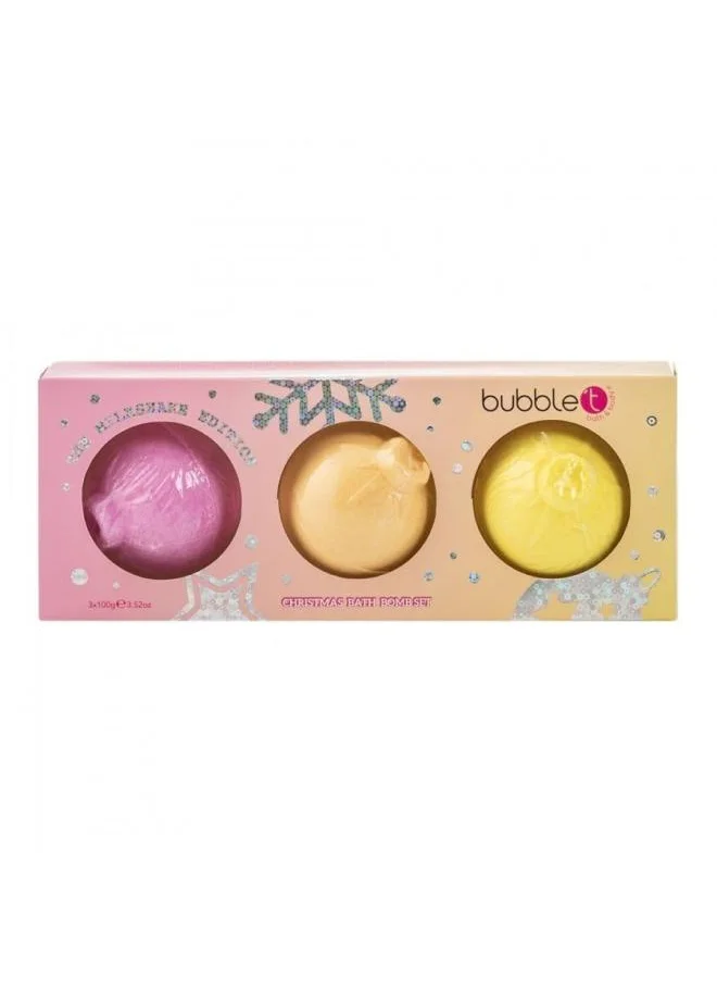 بابل تي كوزميتيكس Milkshake Bauble Bath Fizzer Gift Set