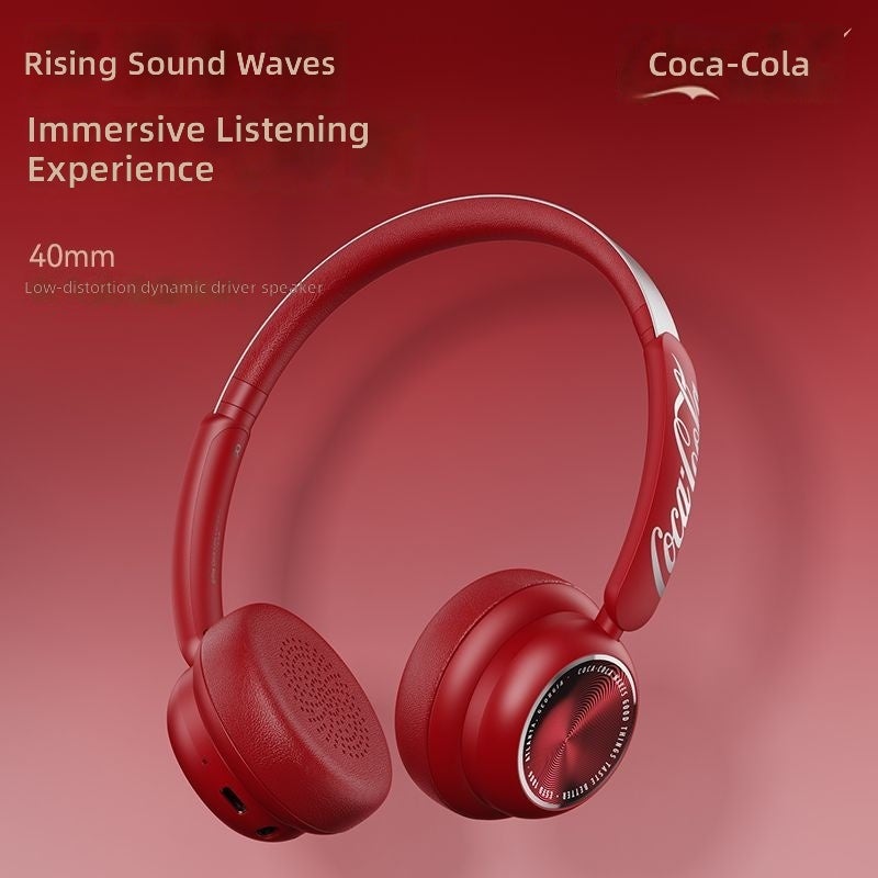Coca-Cola Headband True Wireless Bluetooth Earbuds - Retro American Style, Sports Gift - Image 5