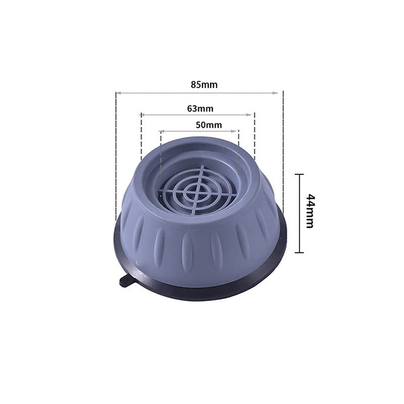 JAMB JAMB Washer Dryer Anti Vibration Pads with Suction Cup Feet Fridge Washing Machine Leveling Feet Anti Walk Pads Shock Absorber Furniture Lifting Base4 Piece  - Image 4