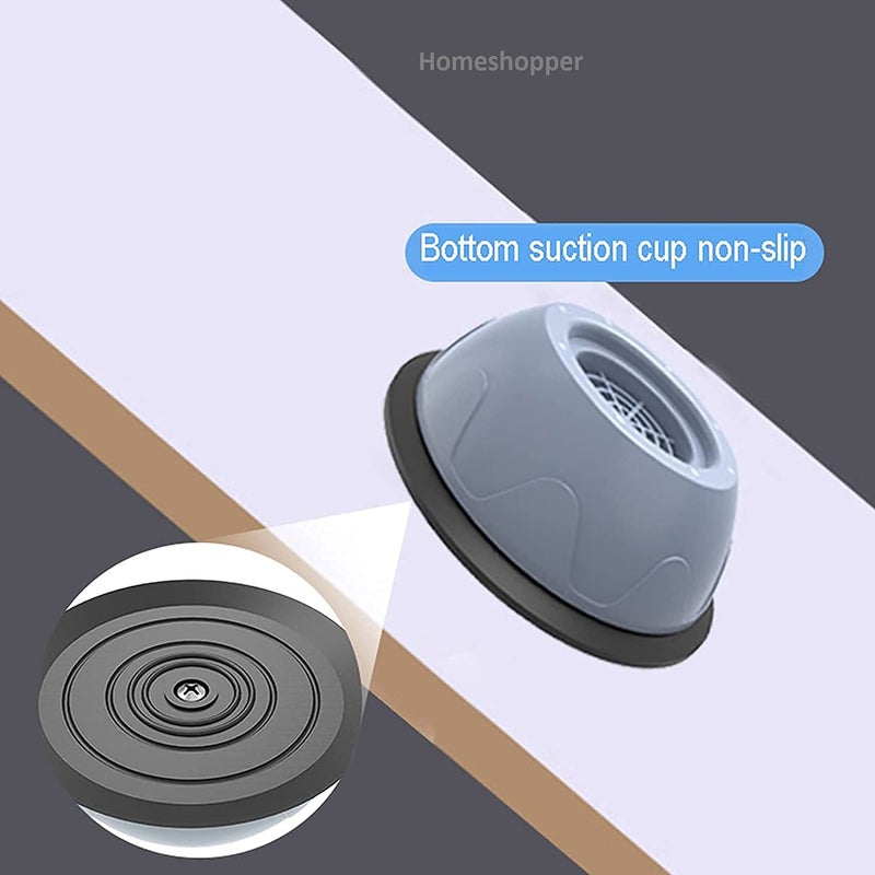 JAMB JAMB Washer Dryer Anti Vibration Pads with Suction Cup Feet Fridge Washing Machine Leveling Feet Anti Walk Pads Shock Absorber Furniture Lifting Base4 Piece  - Image 5