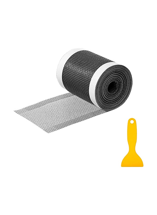 Generic Drain Strainer Showers Hair Catcher 70 Mm X 5 M Bathroom Floor Drain Sticker Shower Drain Hair Catcher Drain Strainer Sticker With Plastic Spatula For Kitchen Bathroom Bathtub Balcony  - Image 1
