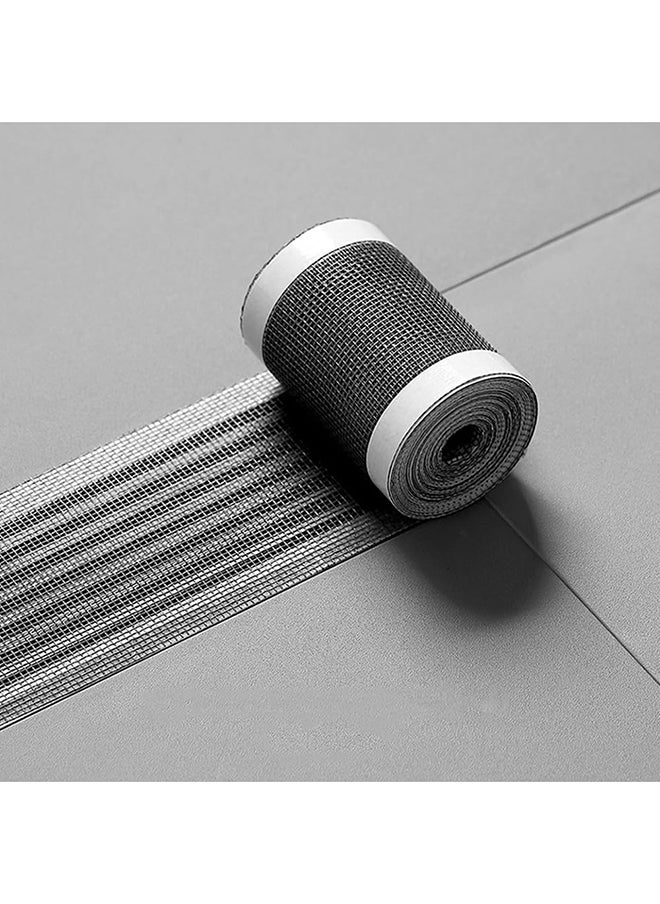 Generic Drain Strainer Showers Hair Catcher 70 Mm X 5 M Bathroom Floor Drain Sticker Shower Drain Hair Catcher Drain Strainer Sticker With Plastic Spatula For Kitchen Bathroom Bathtub Balcony  - Image 3