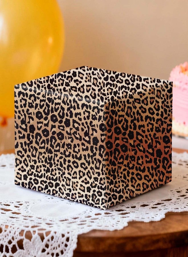 MUNILAIL 100 Sheets Leopard Tissue Paper 14 x 20 Inches Cheetah Print Tissue Paper Leopard Print Wrapping Papers for Birthday Jungle Safari Party Favor Gift Packing Crafts - Image 2