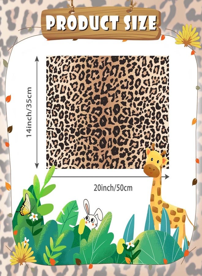 MUNILAIL 100 Sheets Leopard Tissue Paper 14 x 20 Inches Cheetah Print Tissue Paper Leopard Print Wrapping Papers for Birthday Jungle Safari Party Favor Gift Packing Crafts - Image 3