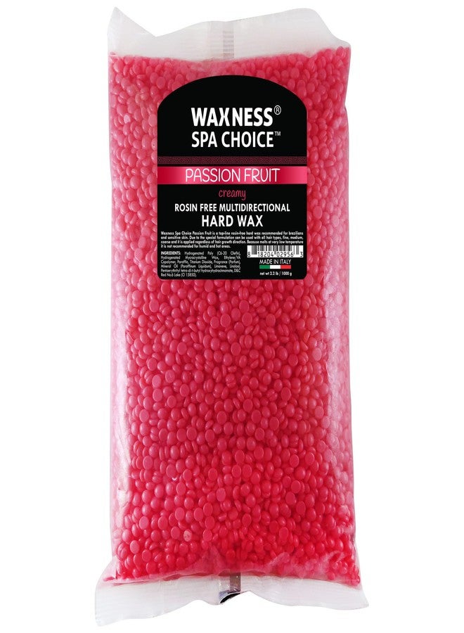Waxness Spa Choice Rosin Free Multidirectional Hard Wax Passion Fruit 2.2 lb / 1 kg - Image 1