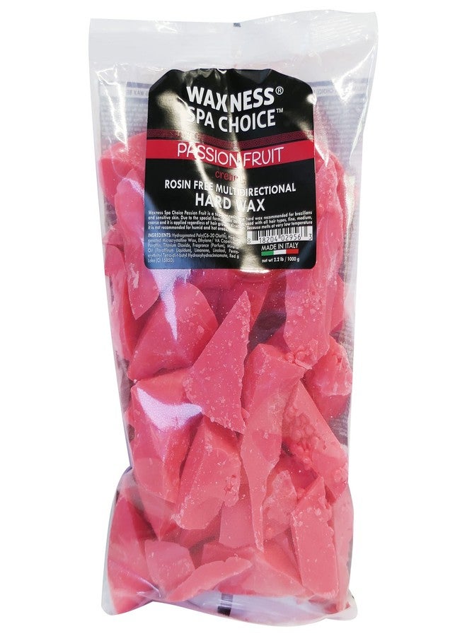 Waxness Spa Choice Rosin Free Multidirectional Hard Wax Passion Fruit 2.2 lb / 1 kg - Image 2