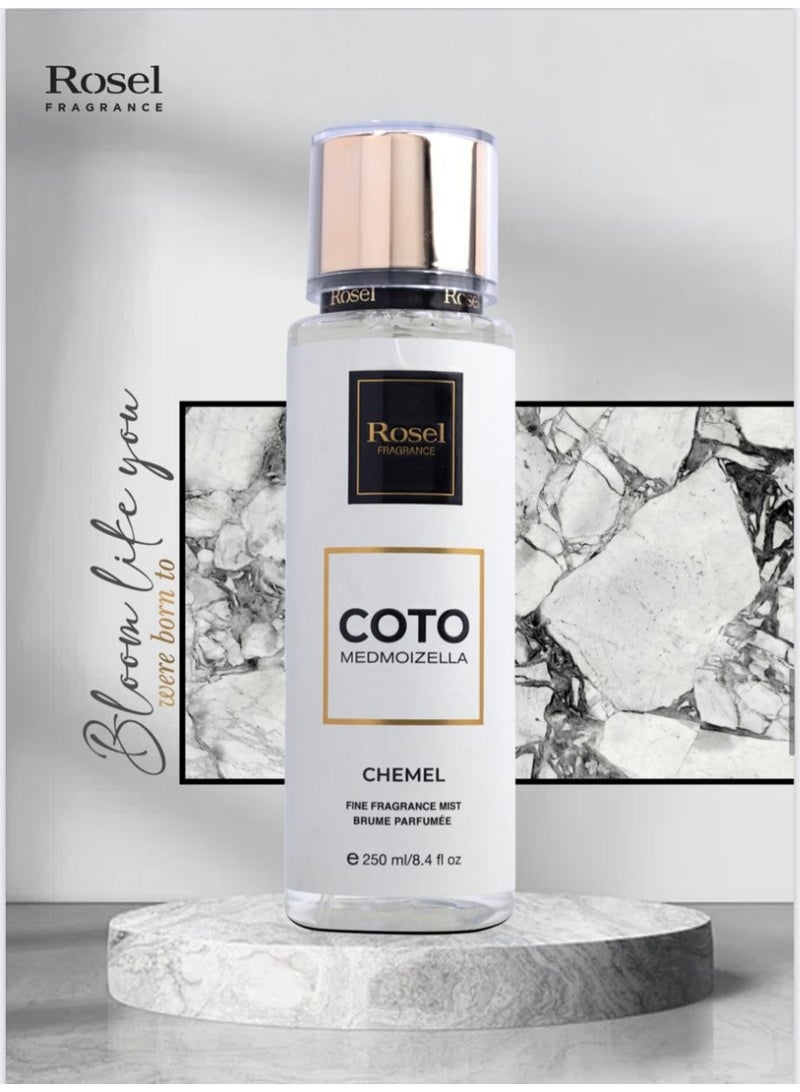 ROSEL BODY MIST 250ML COTO - Image 1