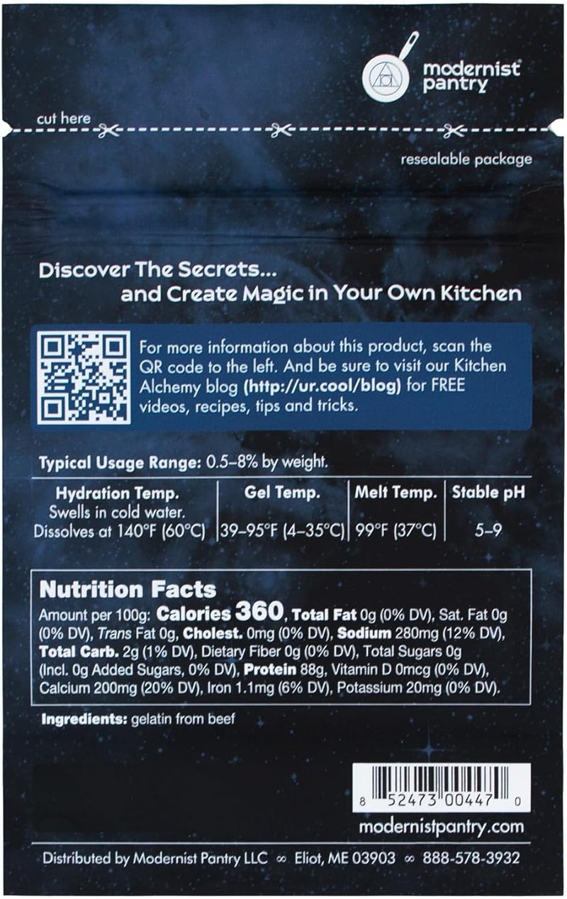 Modernist Pantry Beef Gelatin Powder (250 Bloom) - 50g - Image 3