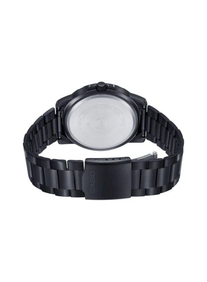 Casio MTP-VD01B-1BVUDF Men’s Analog Black Stainless Steel Watch – Black Dial, Rotating Bezel, Date Display, Water Resistant - Image 4