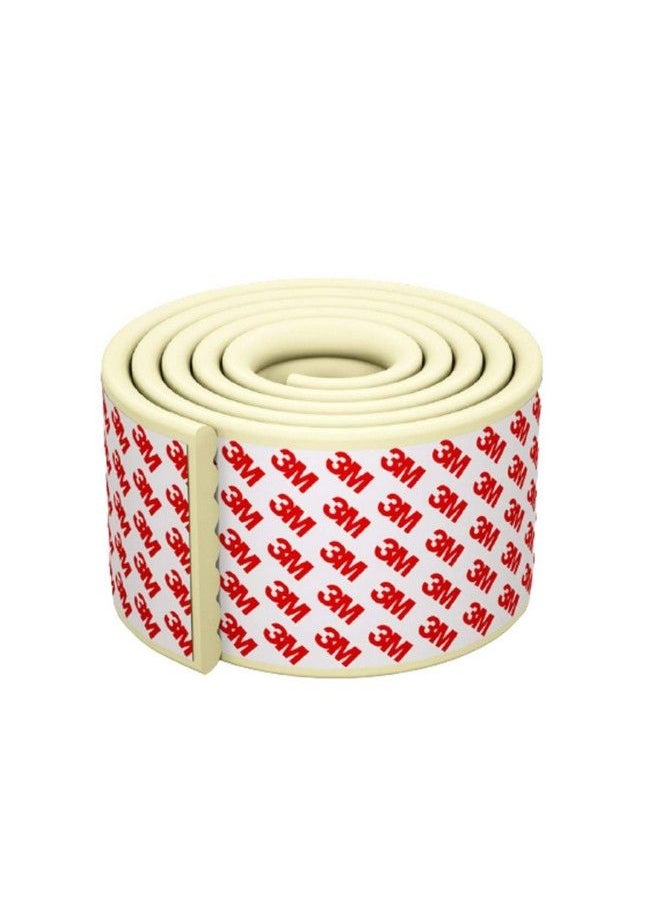 Leeonz 2M Baby Edge Corner Guards Safety Bumpers Edge Guard Soft Furniture Table Corner Protection Bumper Safe Protector Foam Baby Safety Bumper Guard Childproofing Strips For Baby Kids Child Toddler(Beige)  - Image 1