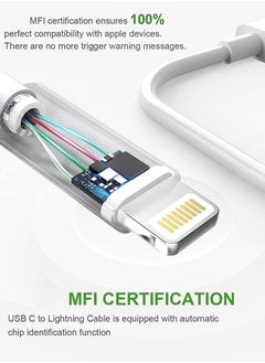 ZO7 Fast Charging type c to iPhone PD Cable (mfi Certified)  type c to iPhone lightning Pd Cable Compatible for iPhone 15, 14 Pro/14 Pro Max/14 Plus/14/13/12/11/Xs, iPad Pro  - Image 3