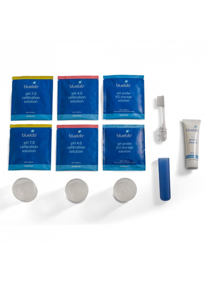 bluelab Bluelab CAREKITPH pH Probe Care Kit with Calibration Supplies, Storage Solution, and Brush, Used for Pen, Meter, Monitor, Controller and Tools for Hydroponic System and Indoor Plant Grow, Clear  - Image 1