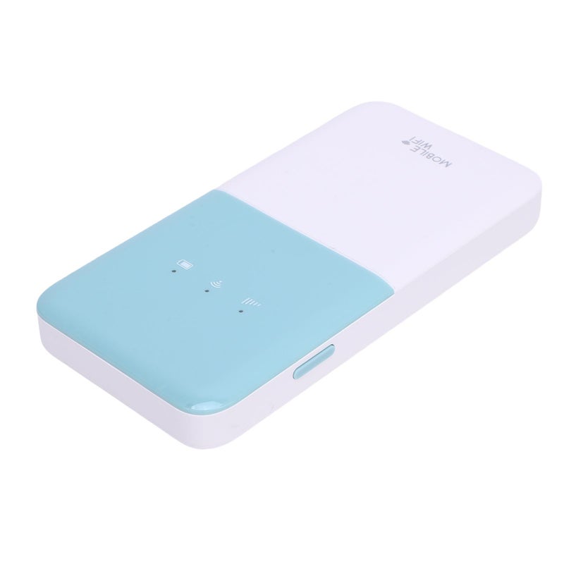 نقاط الوصول المحمولة 4G LTE بسرعة عالية 300 ميجابت في الثانية - راوتر واي فاي محمول للجوال يدعم 10 أجهزة متصلة للسفر - أبيض أخضر - Image 4