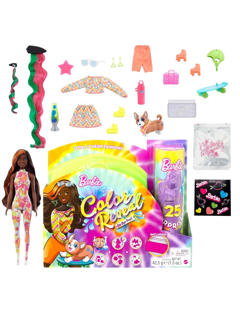 Barbie Color Reveal Neon Tie-Dye Giftset - Image 1