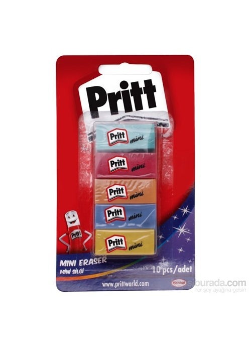 Pritt Mini Eraser 10 Pcs Blister  - Image 2