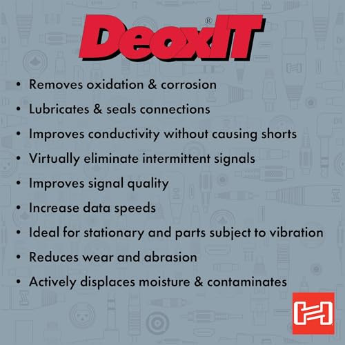 Hosa منظف الاتصال Hosa D5S-6 CAIG DeoxIT، رذاذ 5%، 5 أونصات - Image 5