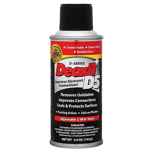 Hosa منظف الاتصال Hosa D5S-6 CAIG DeoxIT، رذاذ 5%، 5 أونصات - Image 1