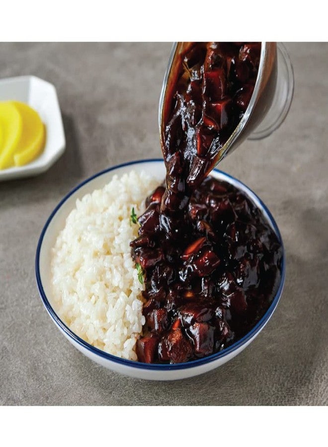 GASHINA STORY صلصة الفاصوليا السوداء الكورية الصينية جاجانغ للأرز والمعكرونة 100غ (3.5 أونصة) - وجبة جاهزة (100غ، 1) - Image 2