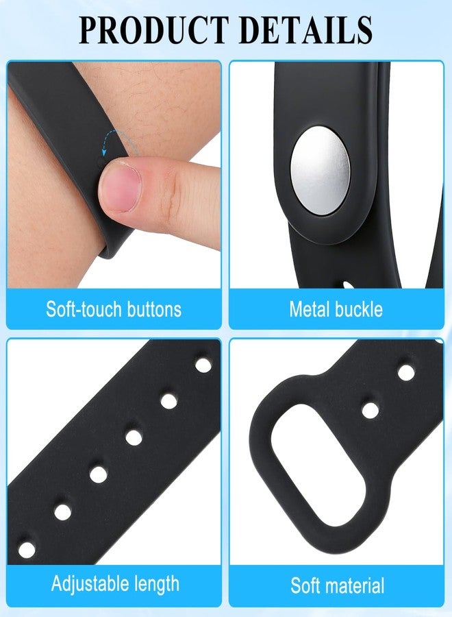 ifundom Vibrating Alarm Wristband for Heavy Sleepers, Silent Vibration Alarm Clock Watch with Real Temperature LED Display, Wearable Wake Up Bracelet Shock Watch for Men Women, USB Charging - Image 3