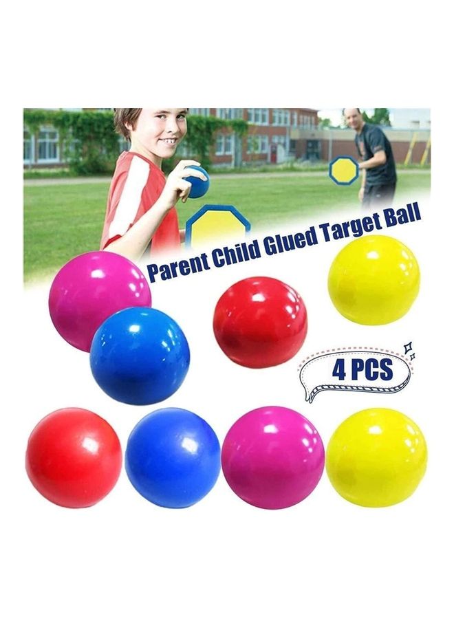 NIBEMINENT 4-Piece Glowing Stress Relief Sticky Balls - Image 1