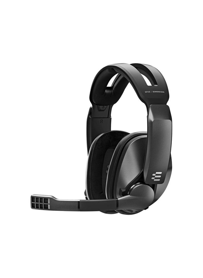 EPOS - EPOS I Sennheiser GSP 370 Wireless Gaming Headset, 100 Hour Battery Life, Lag-Free, Noise-Cancelling Mic, Flip-to-Mute, Comfortable Ear Pads, Digital 7.1 Surround Sound, Works on PC, Mac, PS5 & PS4 - Image 1