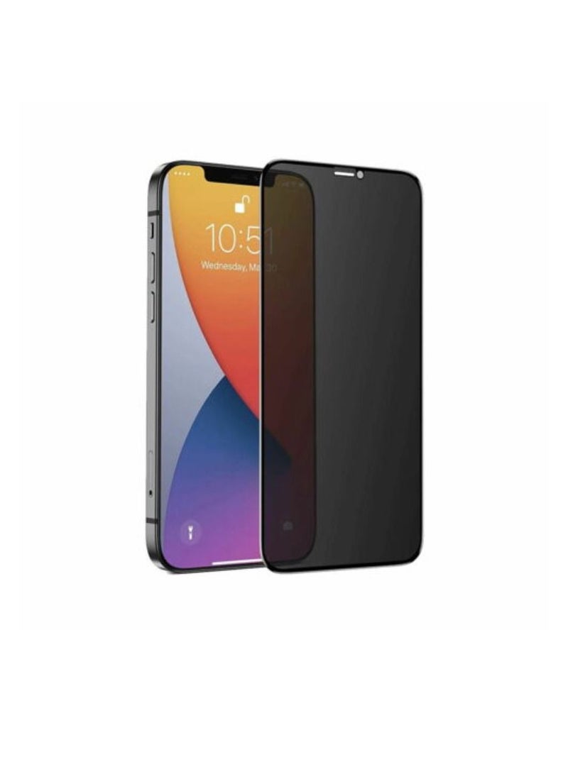 DIGI CORE iPhone 12 Pro Max Privacy Screen Protector 6.7 Inch Anti Spy Privacy Tempered Glass For Apple iPhone 12 Pro Max 6.7 Inch Tempered Privacy Glass Screen Protector - Image 1