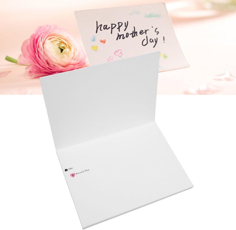 Zopsc Blank Voice Recordable Greeting Card, Personalized Audio Message Voice Recordable Greeting Card for Birthday, Christmas, Weddings Thanksgiving, Up to 4 Minutes - Image 3
