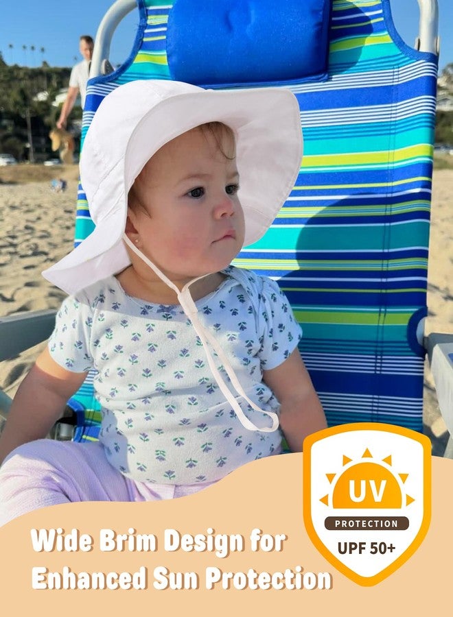 FURTALK Baby Sun Hat Toddler Girls Bucket Beach Hat Wide Brim UPF 50+ Adjuatable Travel Beach Essentials - Image 2