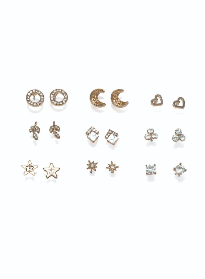 AMICA Essential Set of 9 Mix & Match Earrings