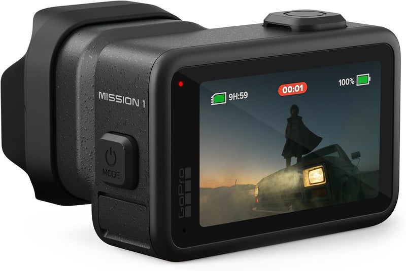 GoPro MISSION 1 Travel Bundle with EXTRA Enduro 2 Battery - Cinematic Action Camera with 8K30 Video, 50MP Photos, 1" Sensor,Advanced Low Light Performance,with Official GoPro UAE Warranty - Image 4