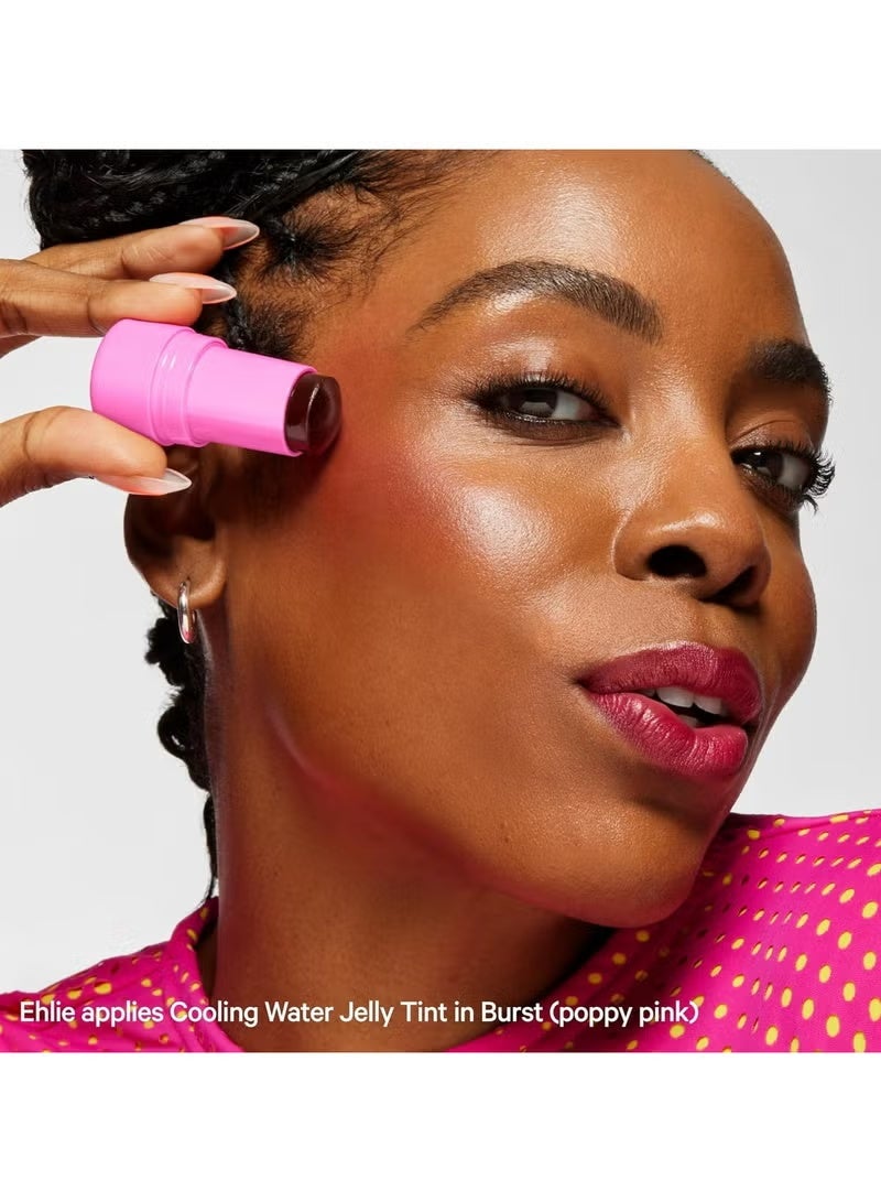 Milk Makeup Cooling Water Jelly Tint Lip & Cheek Blush Stain – Burst Poppy Pink | Authentic & Original, Lightweight, Long-Lasting Natural Glow - Image 2