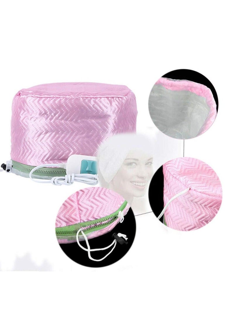 Electric hair steam cap for treating, nourishing and styling hair, equipped with two adjustable temperatures - Image 3