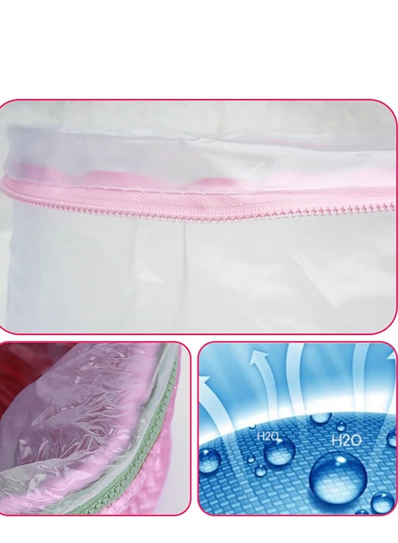 Electric hair steam cap for treating, nourishing and styling hair, equipped with two adjustable temperatures - Image 2