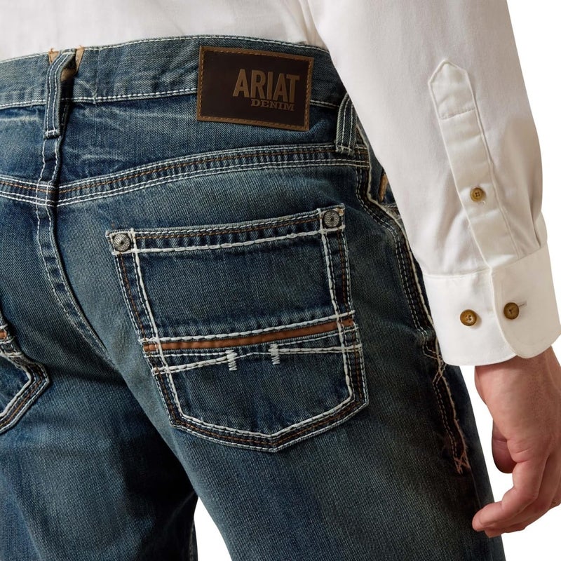 ARIAT Menâ€™s M4 Low Rise Coltrane Boot Cut Jean - Image 3