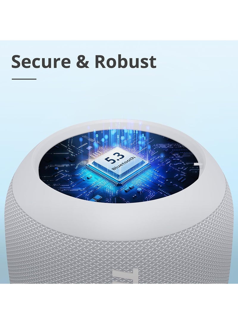Tronsmart T7 Mini Portable Bluetooth Speaker 5.3, 15W, 18 Hours Playtime, 360° Stereo Sound, IPX7 Waterproof, for Home, Outdoor, Travel (Grey) - Image 5