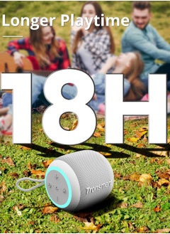Tronsmart Tronsmart T7 Mini Portable Bluetooth Speaker 5.3, 15W, 18 Hours Playtime, 360° Stereo Sound, IPX7 Waterproof, for Home, Outdoor, Travel (Grey)  - Image 4