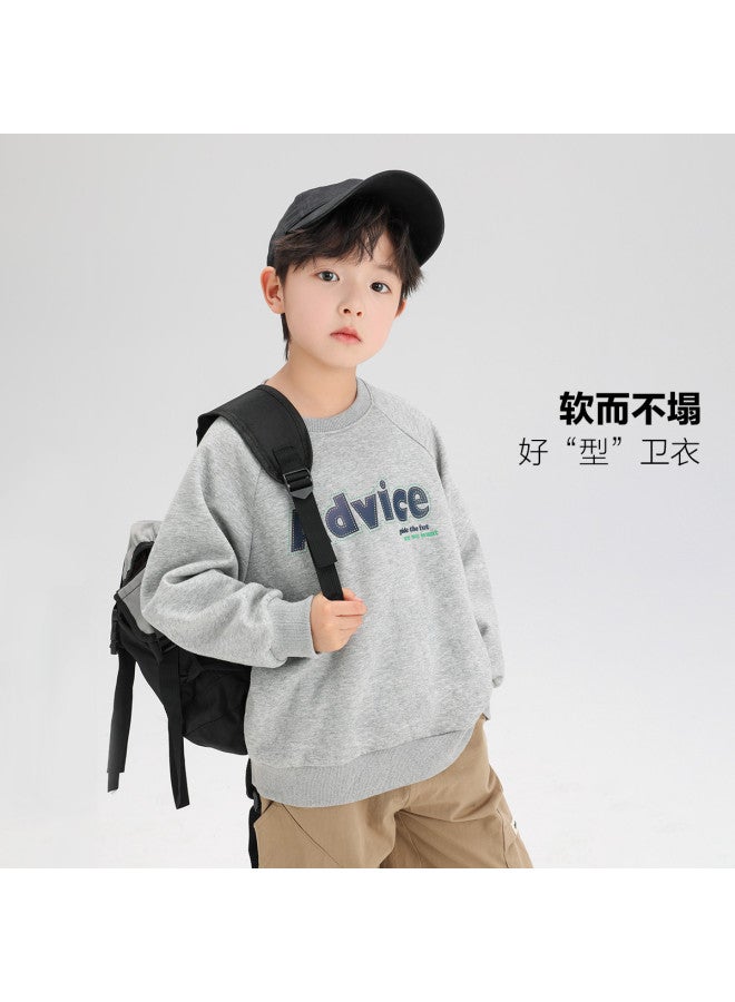 Zuoxi Boys' Hoodies Spring/fall Kids' Top Loose Fit Sporty Casual Thin Outerwear Stylish Unisex Big Kids' Clothing - Image 3