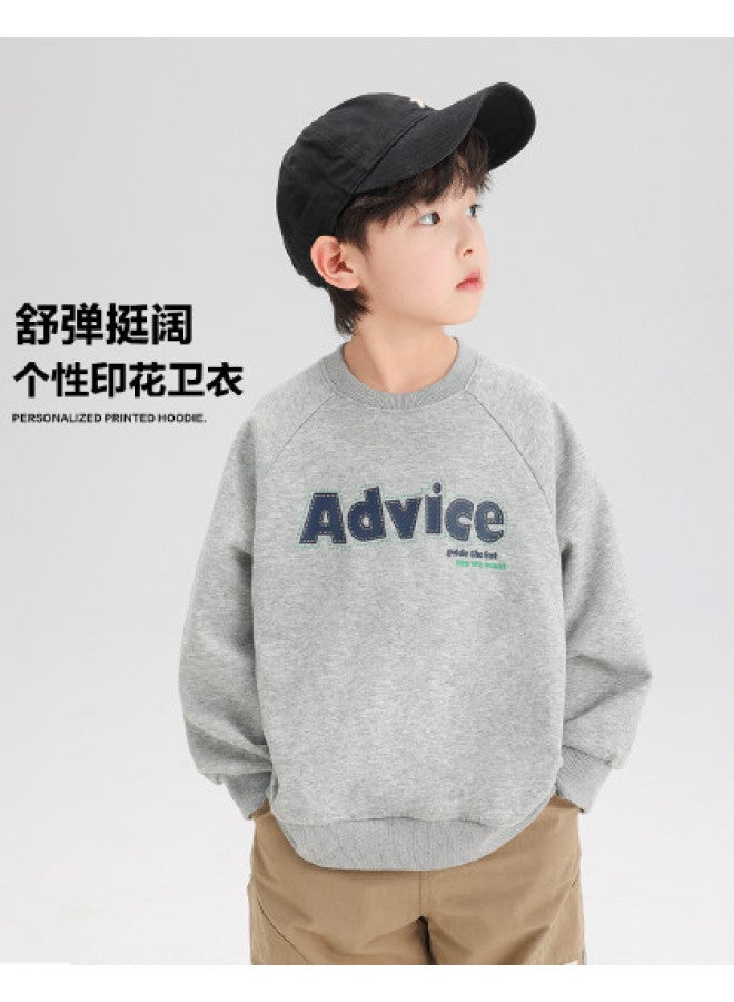Zuoxi Boys' Hoodies Spring/fall Kids' Top Loose Fit Sporty Casual Thin Outerwear Stylish Unisex Big Kids' Clothing - Image 1