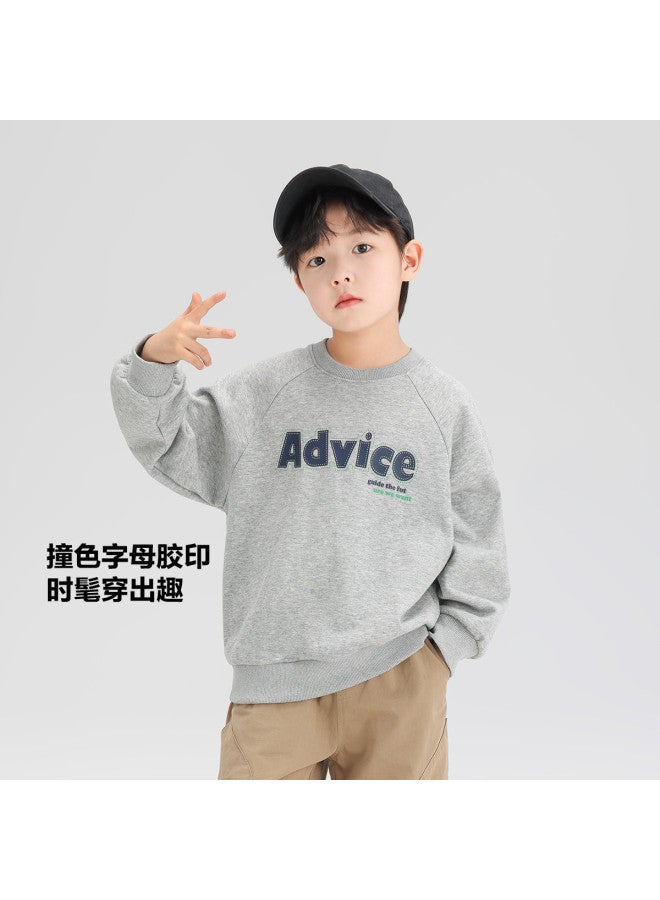Zuoxi Boys' Hoodies Spring/fall Kids' Top Loose Fit Sporty Casual Thin Outerwear Stylish Unisex Big Kids' Clothing - Image 4