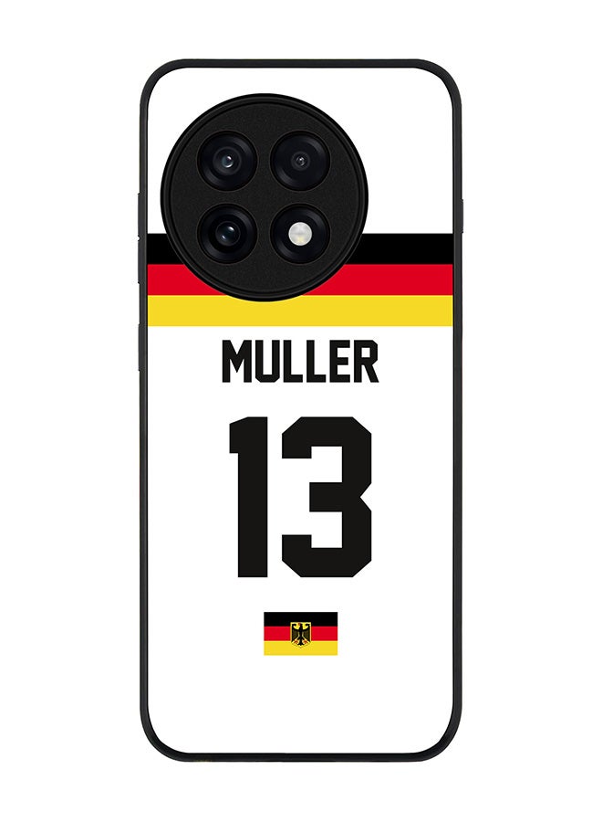 Stylizedd For OnePlus 13R / Ace 5 Pro Case,Slim fit Camera Protection, Shockproof Thin Phone cover  - Football - Germany,  Muller