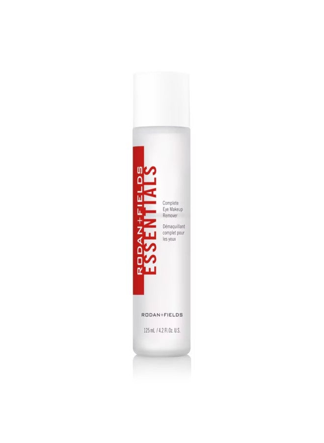 Rodan Fields RODAN + FIELDS Essentials Complete Eye Makeup Remover 125 ml | Gentle Eye Care Liquid Erases Eye Makeup, Including Waterproof Mascara | Ideal for Sensitive Skin - Image 1