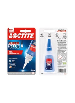 Loctite Super Glue 20g, All Purpose Adhesive for Repairs, Super Strong Clear Glue for Various Materials, Superglue for Precise Repairs, 1 x 20 g