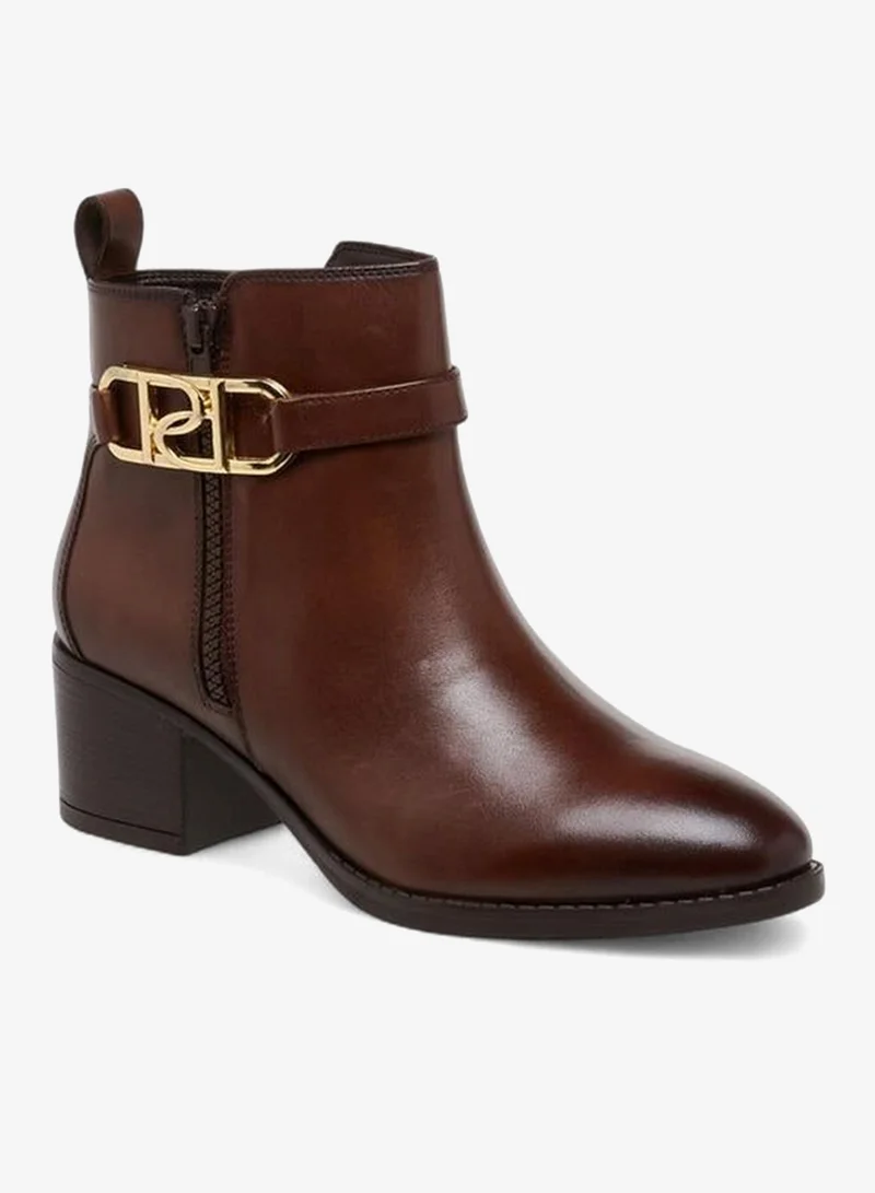 Women's Buckle Accent Ankle Boots