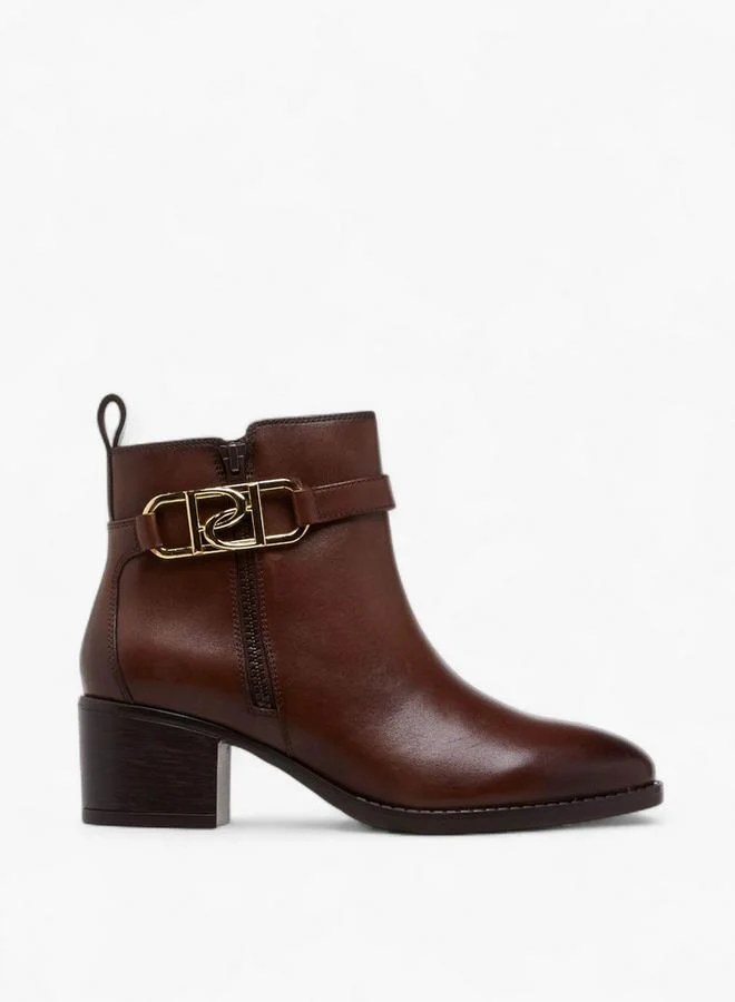 Paprika BROWN Women'S Buckle Accent Ankle Boots for Women | Best Price UAE