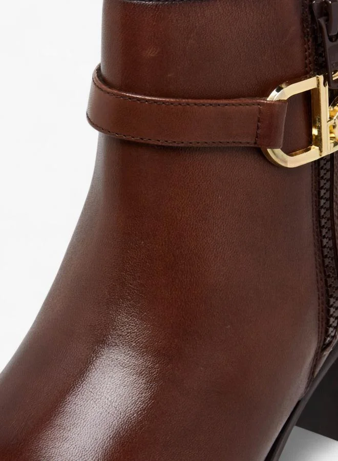Paprika BROWN Women'S Buckle Accent Ankle Boots for Women | Best Price UAE