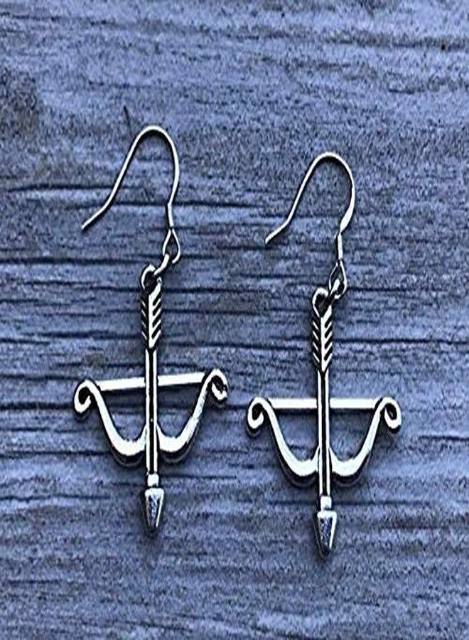 Sportybella Archery Earrings- Bow and Arrow Charm Dangle Earrings, Archery Jewelry, Gift For Women, Teens - Image 2