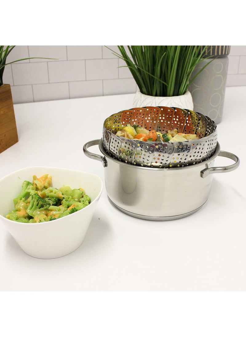 Berghoff BergHOFF Stainless Steel Steamer Basket, Silver  - Image 5